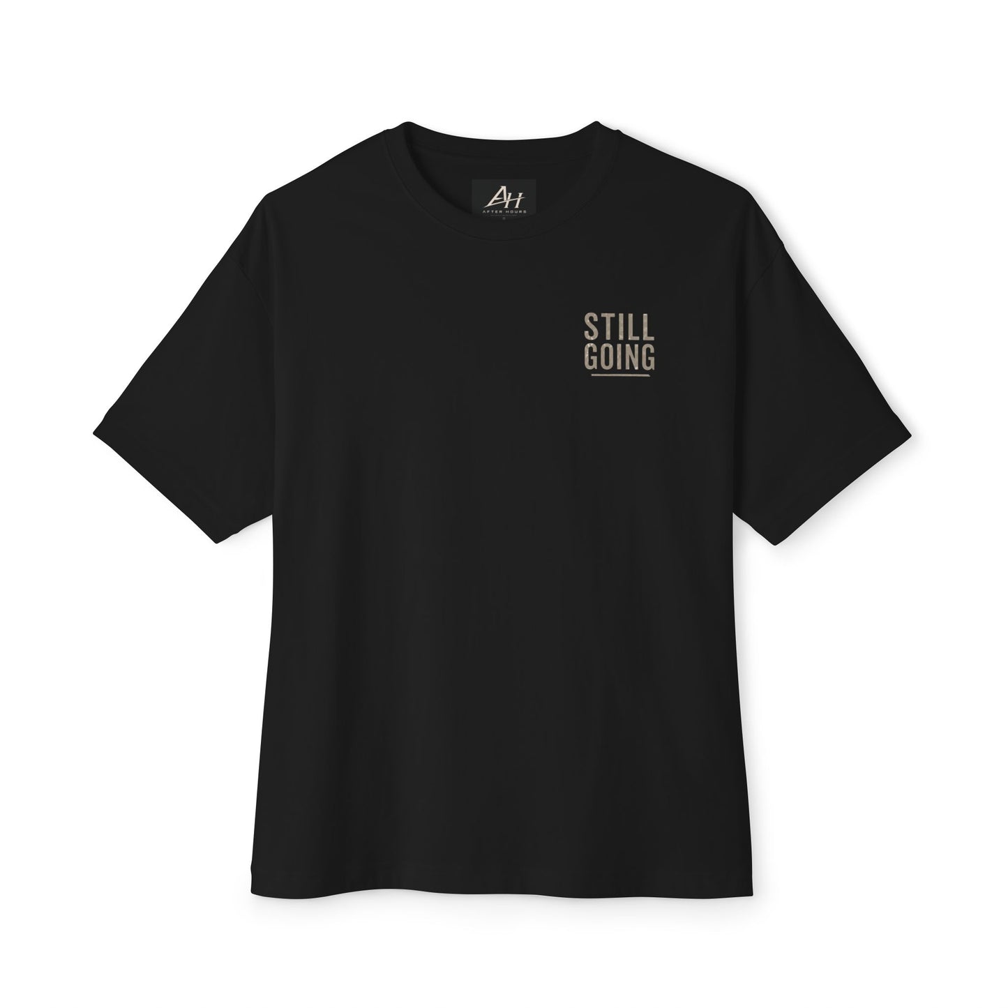Boxy Tee — "No One Noticed. Keep Going." Motivational Oversized T-Shirt